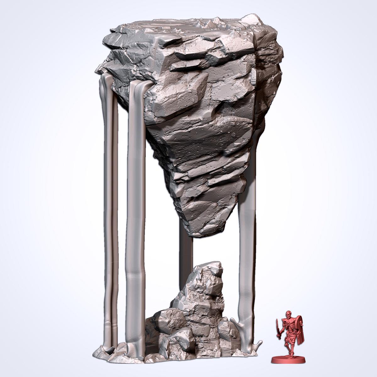 Décors - Rocher volant