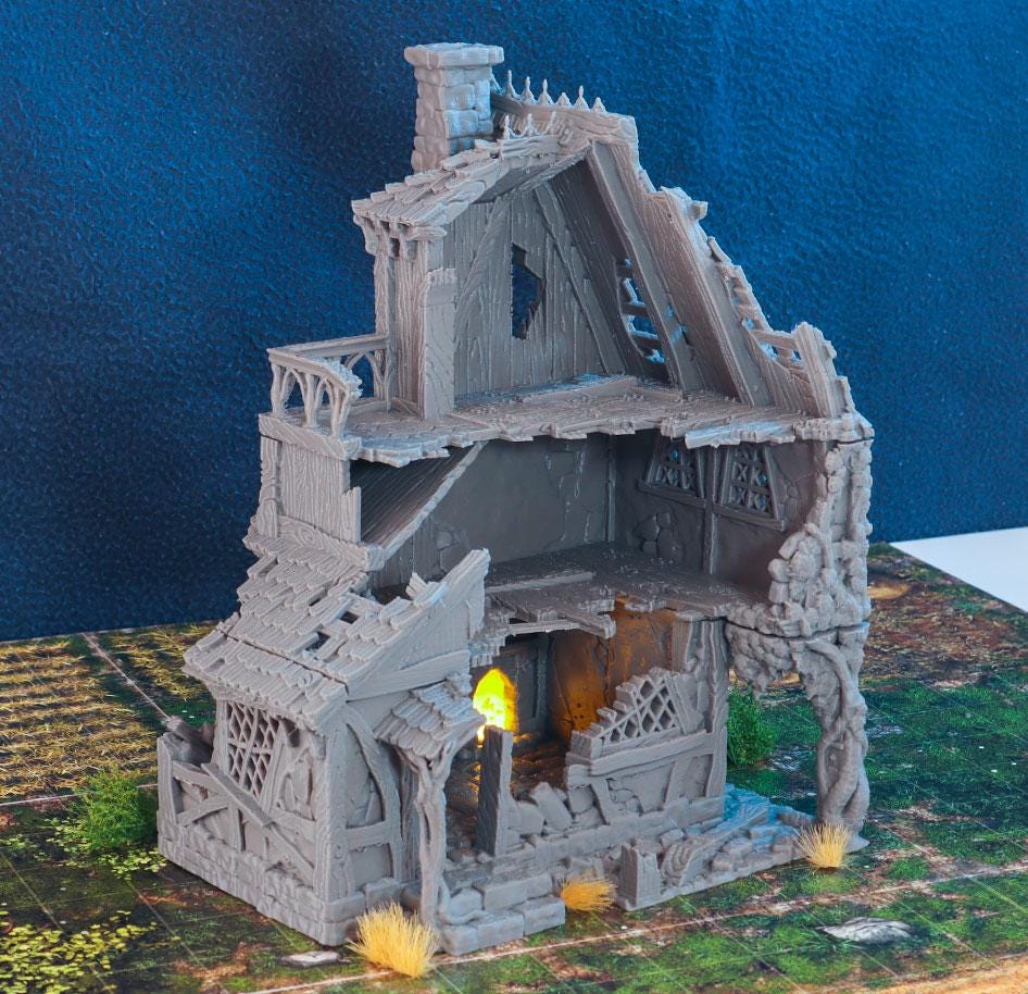 Décors - Maison du guérisseur en ruines