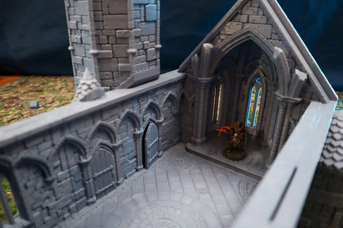 Décors - Église reconstruite