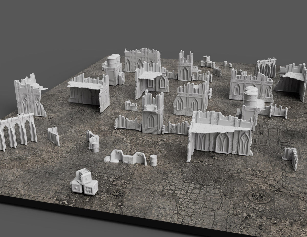 Décors - Ruined city 2.0 (compatible v11)