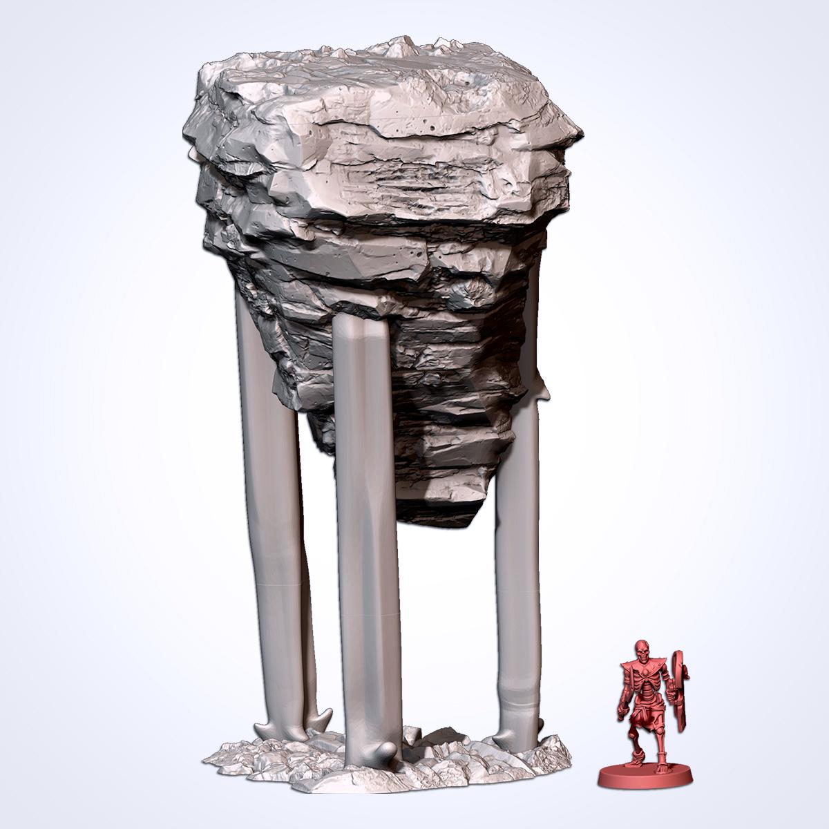 Décors - Rocher volant