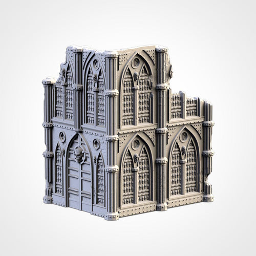 Décors - Cathédrale en ruine - Fermée