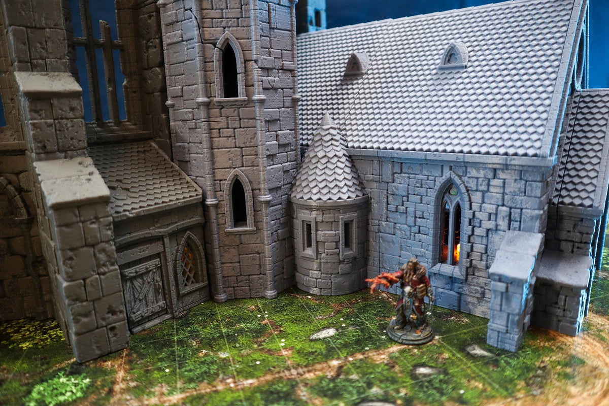 Décors - Église reconstruite