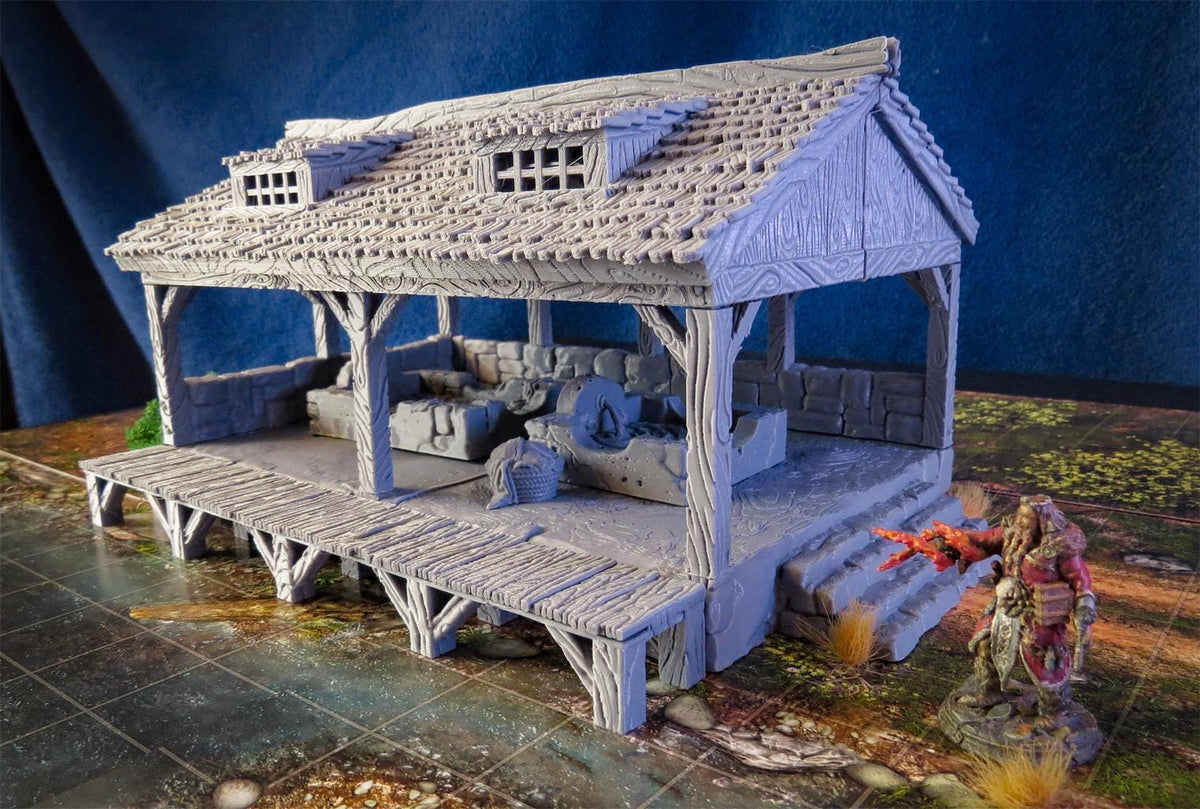 Décors - Scierie et lavoir
