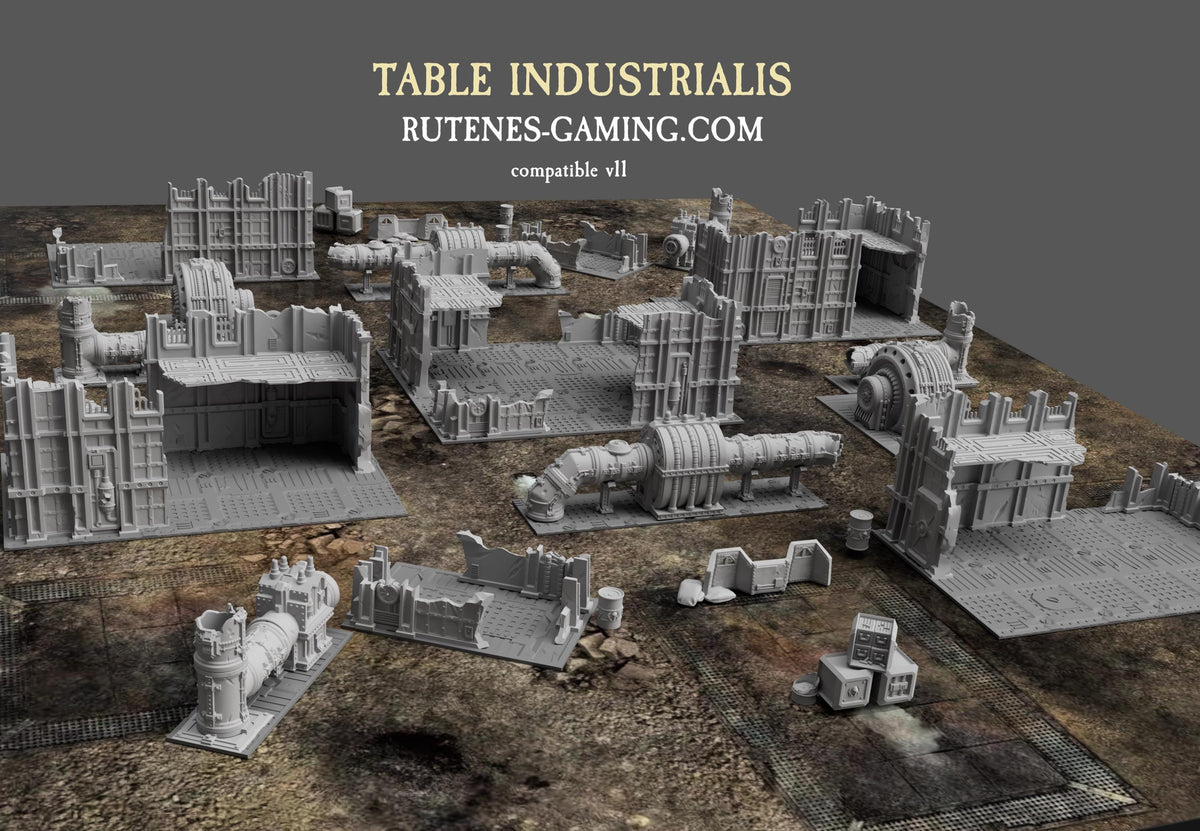 Décors - Set industrialis (compatible v11)