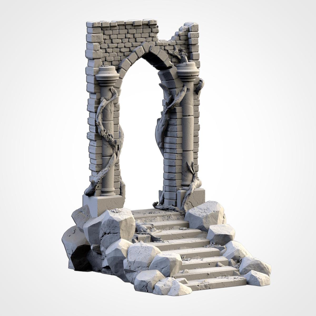 Décors - Cíté en ruine