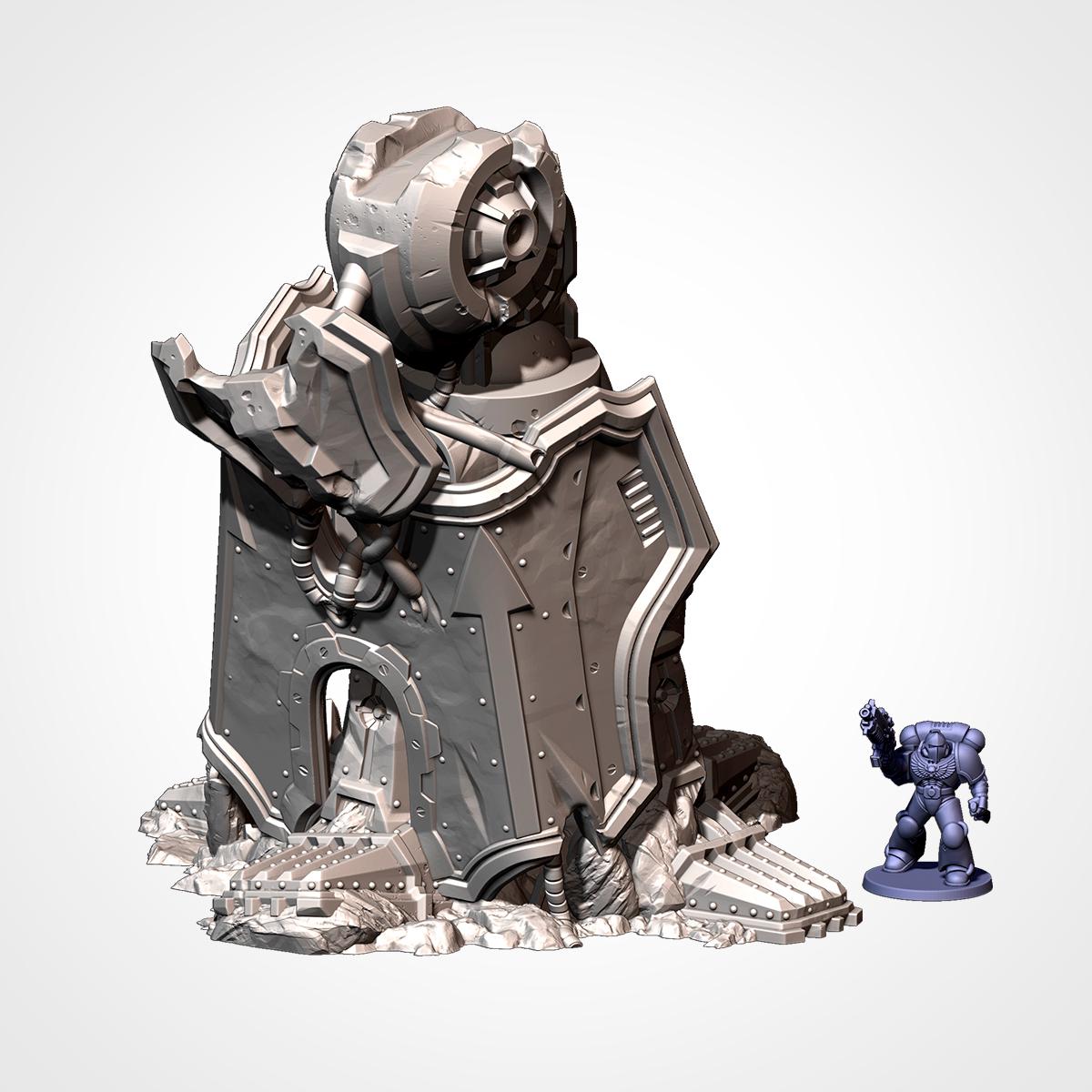 Décors - Débris de robot titan