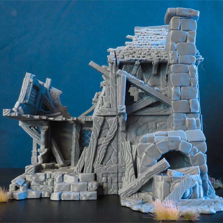 Décors - Forge en ruine