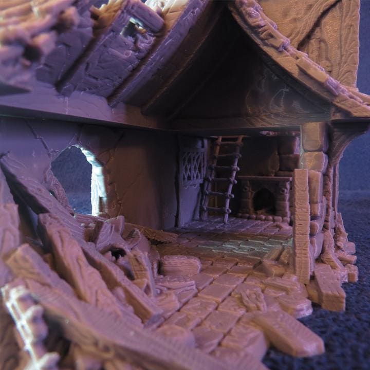 Décors - Petite maison en ruine