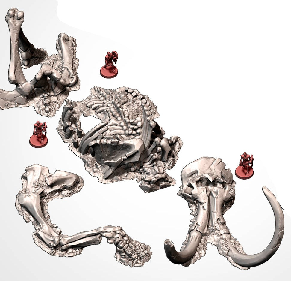 Décors - Squelette de Mammouth