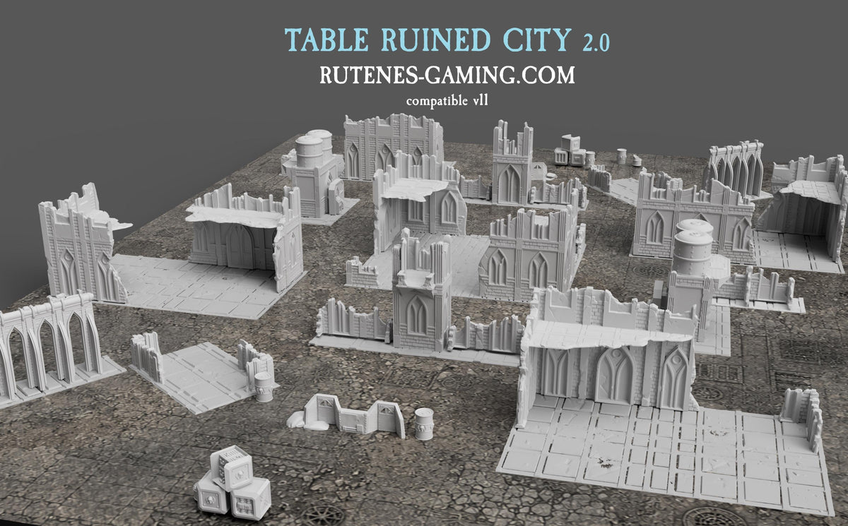 Décors - Ruined city 2.0 (compatible v11)