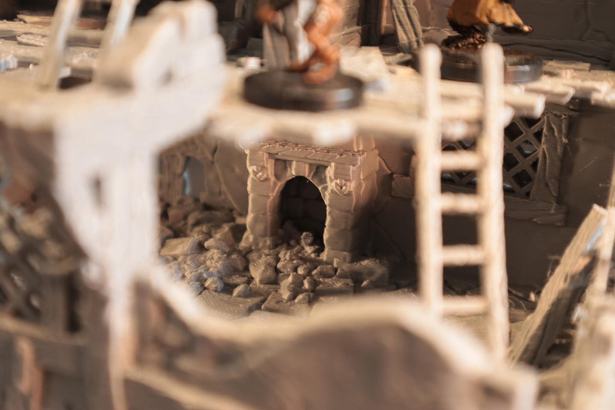 Décors - Maison d'hôtes en ruine