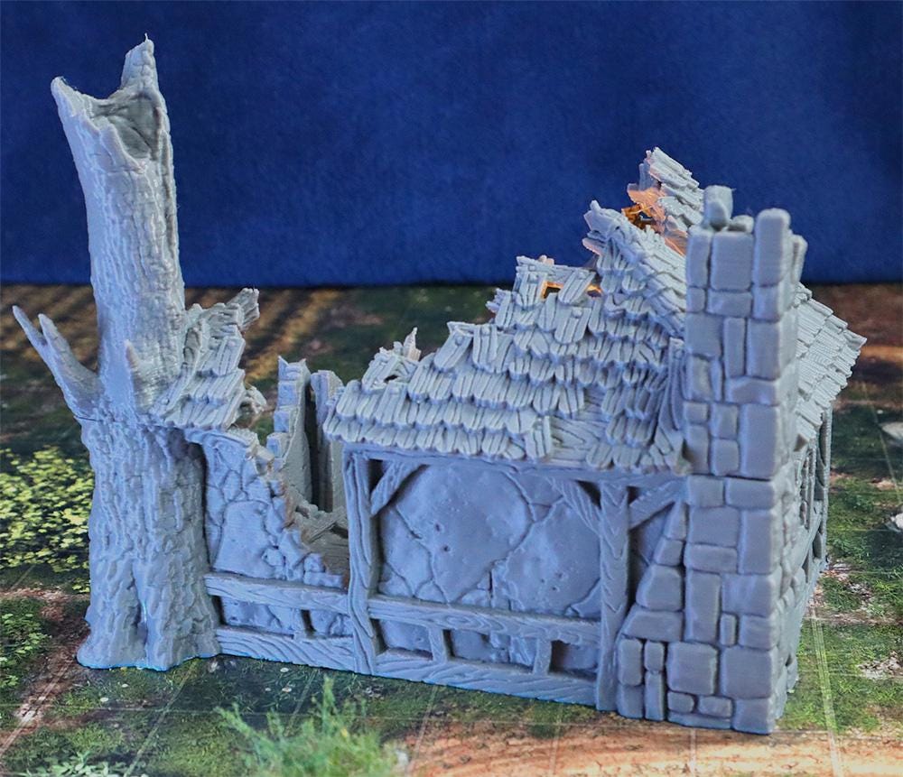 Décors - Maison de l'alchimiste en ruines