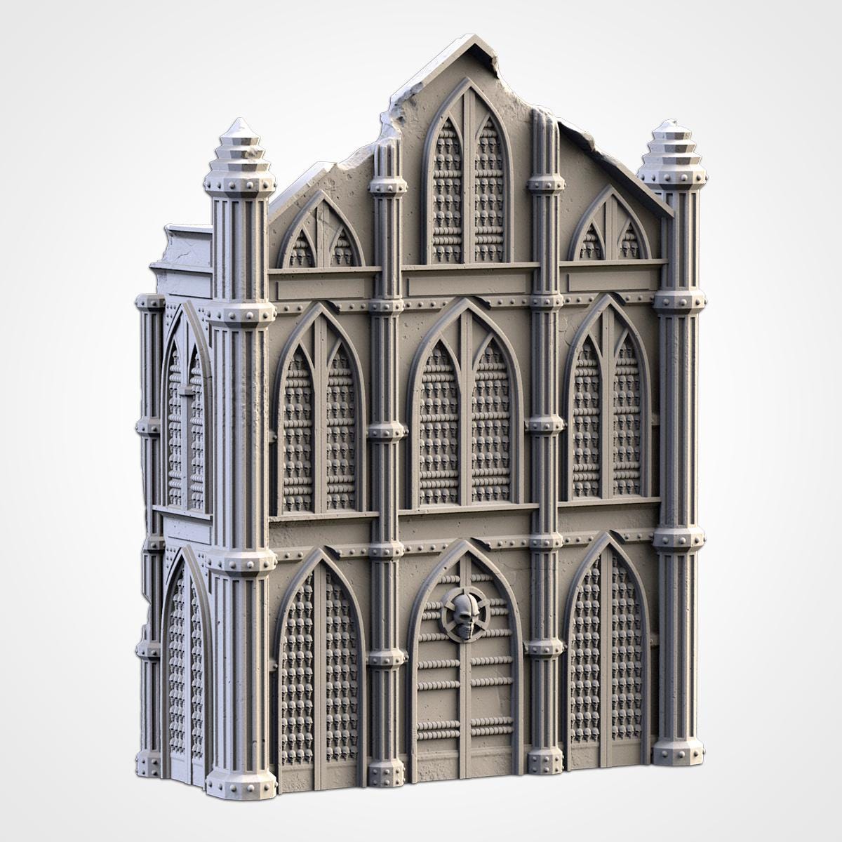 Décors - Cathédrale en ruine - Fermée