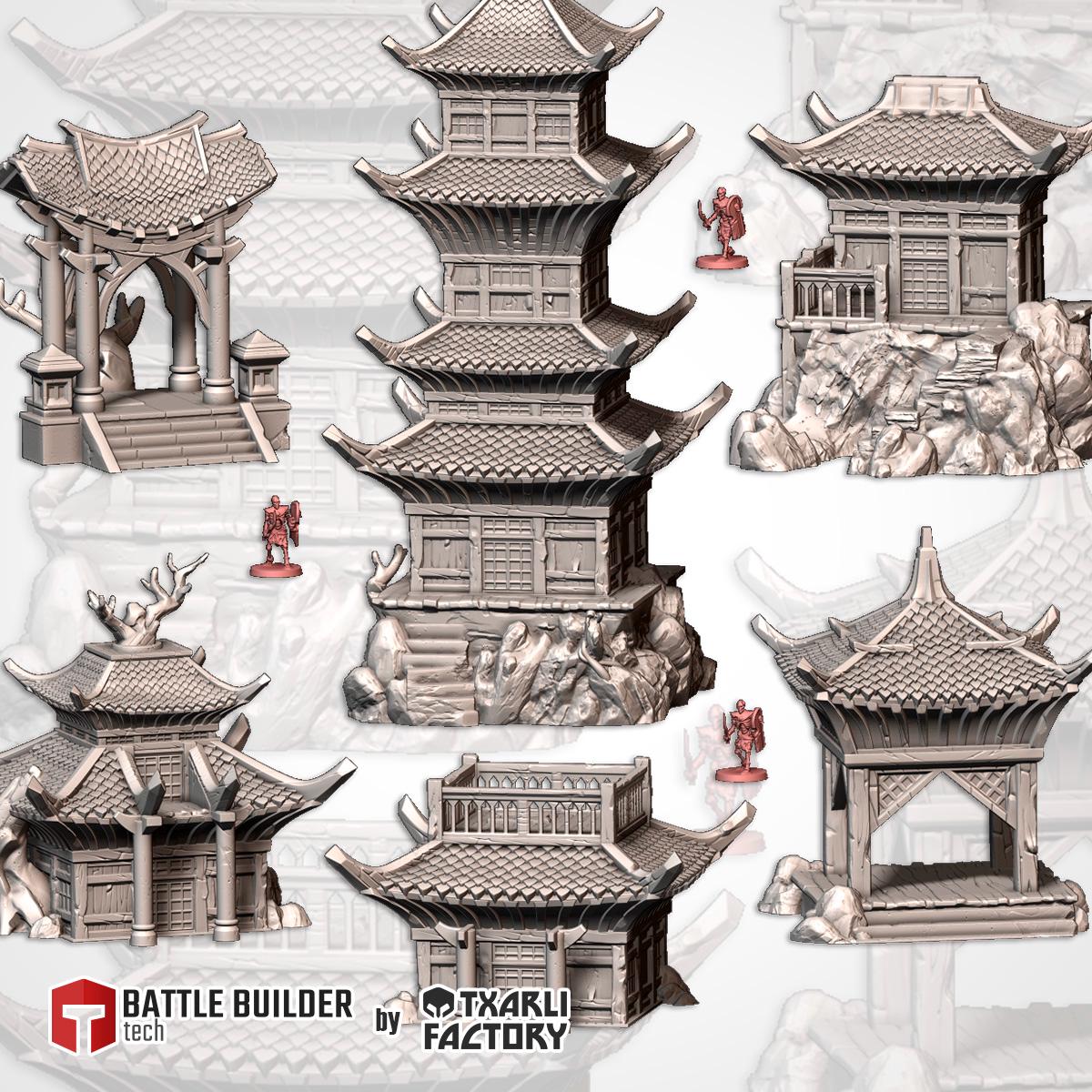 Décors - Bâtiments orientaux