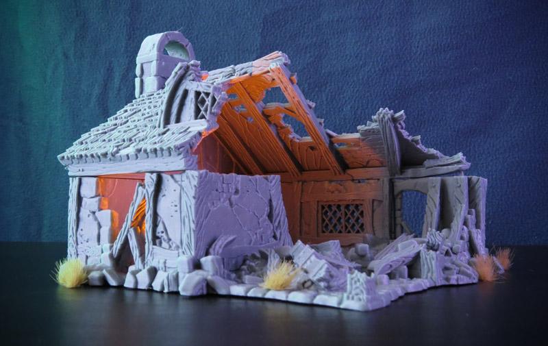 Décors - Cottage en ruine