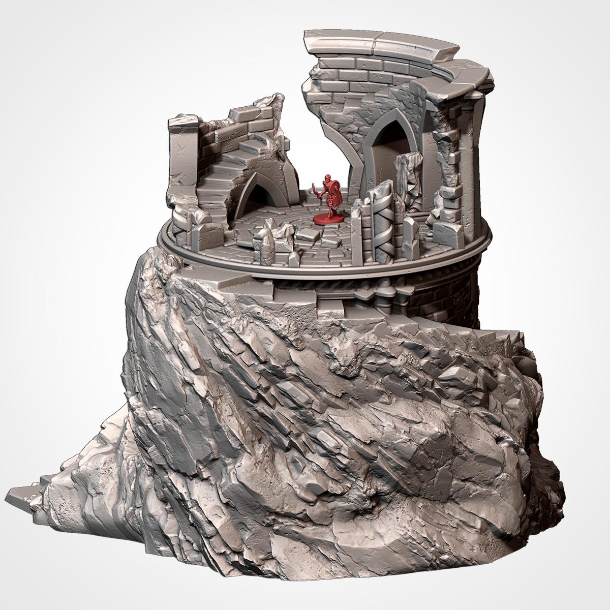 Ruines sur la montagne