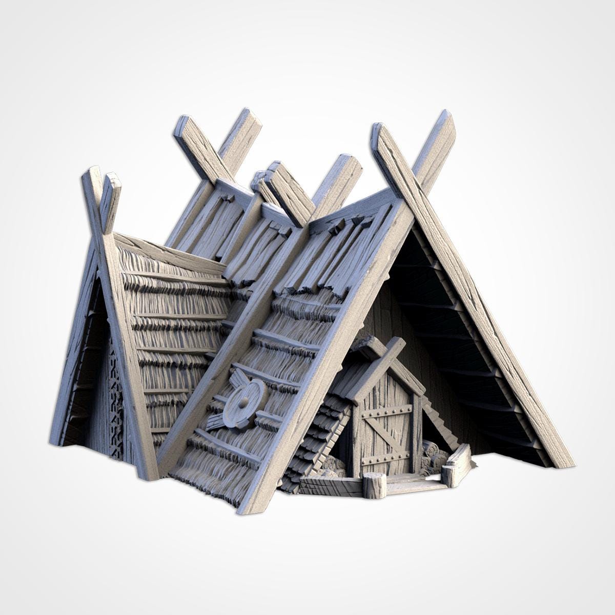 Décors - Hutte Viking
