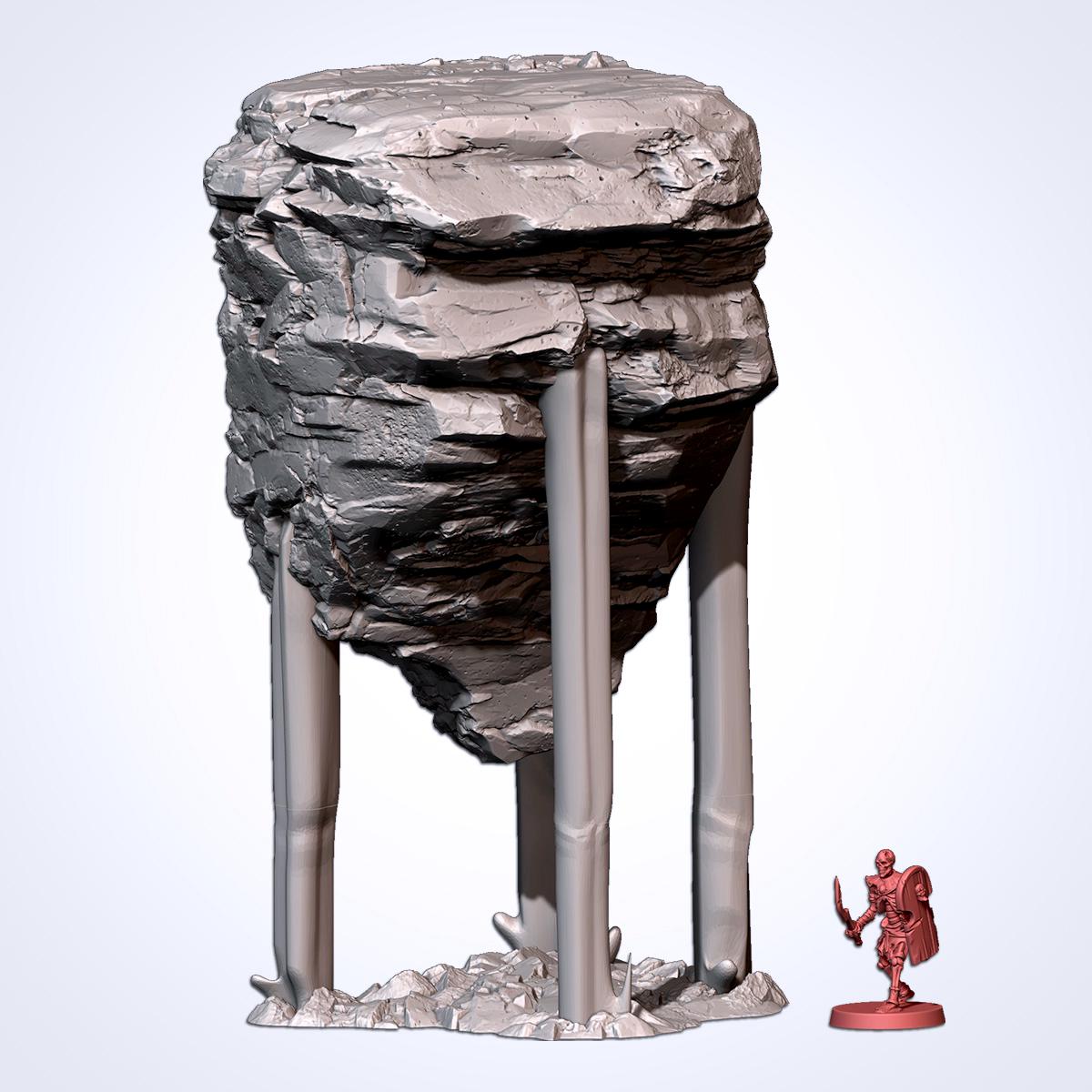 Décors - Rocher volant