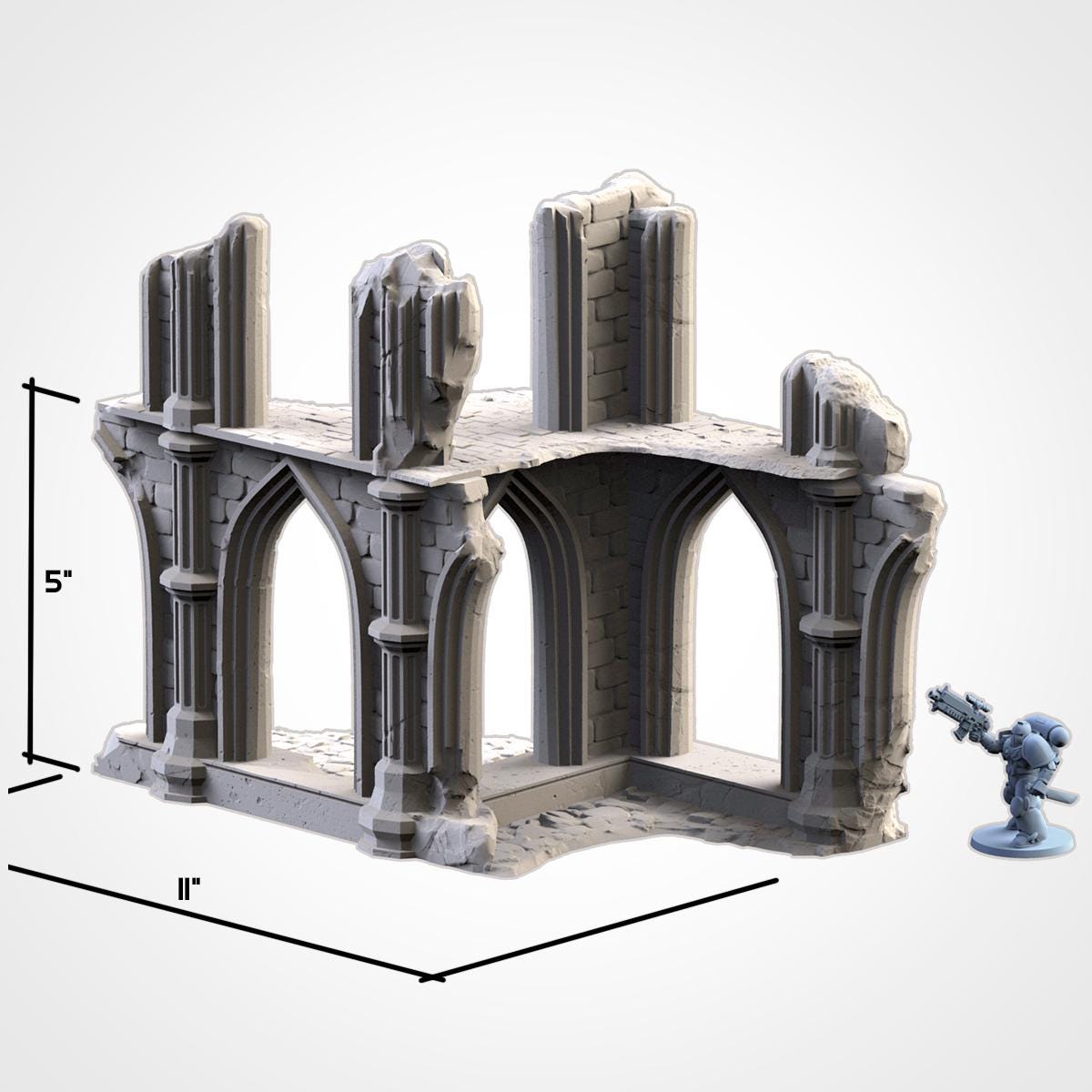 Décors - Set Temple en ruine