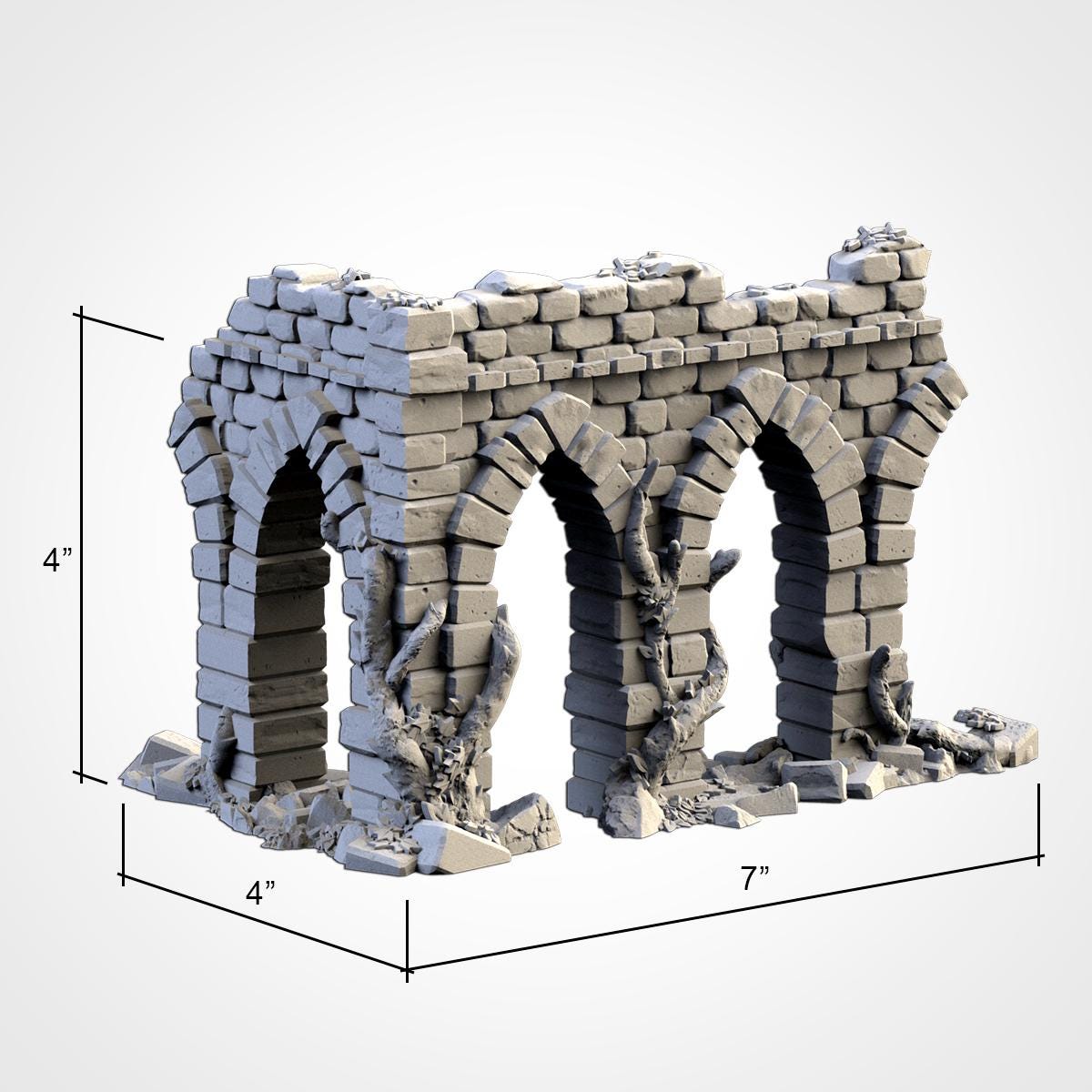 Décors - Cíté en ruine