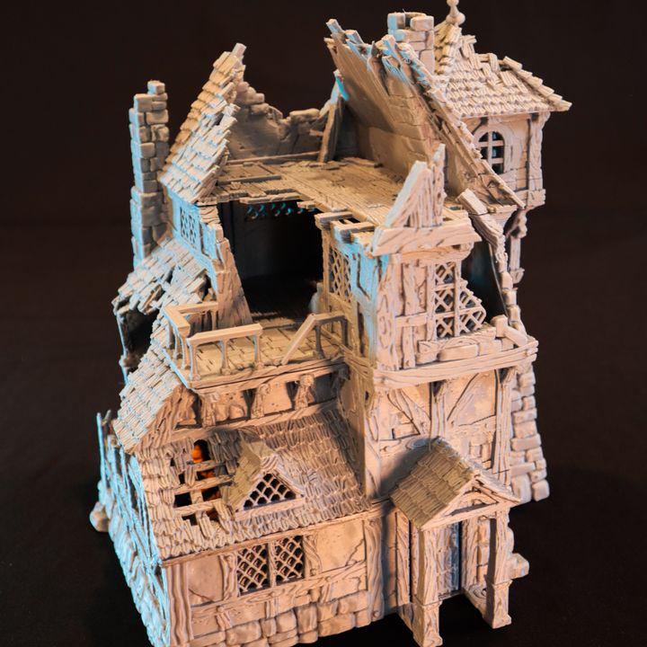 Décors - Maison de l'antiquaire en ruine