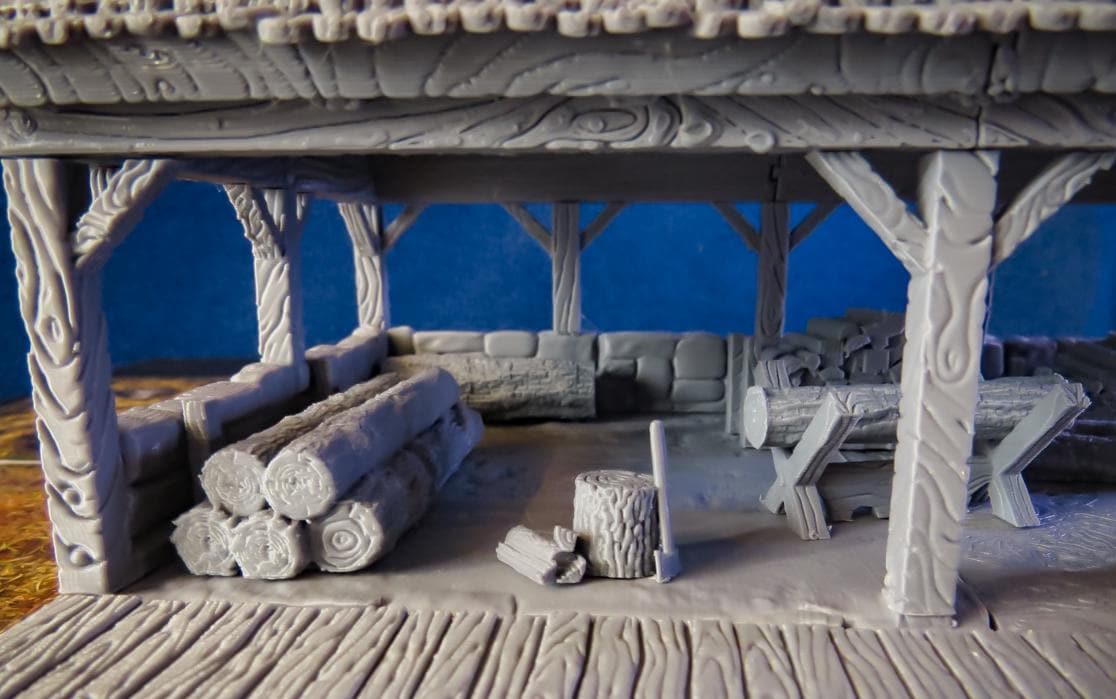 Décors - Scierie et lavoir