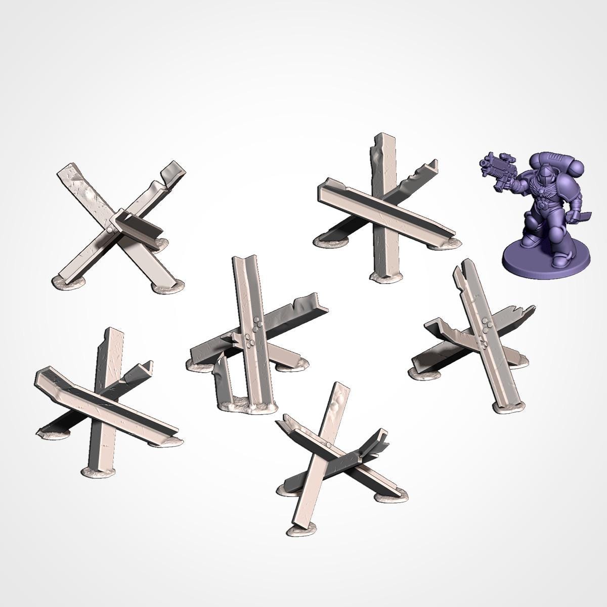 Décors - Obstacles de guerre