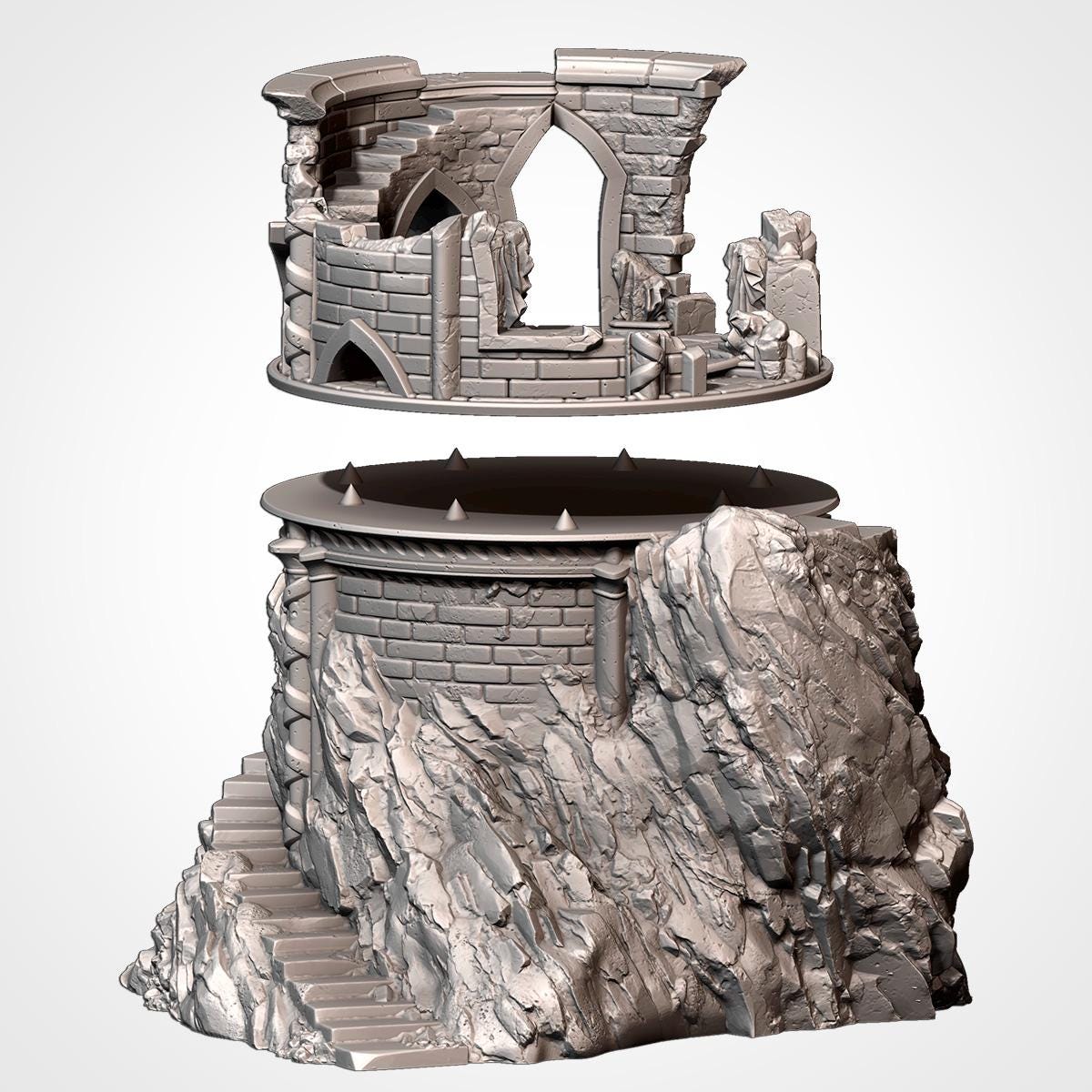 Ruines sur la montagne