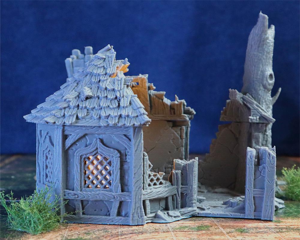 Décors - Maison de l'alchimiste en ruines