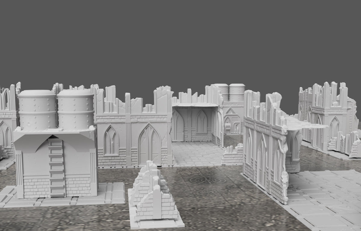 Décors - Ruined city 2.0 (compatible v11)