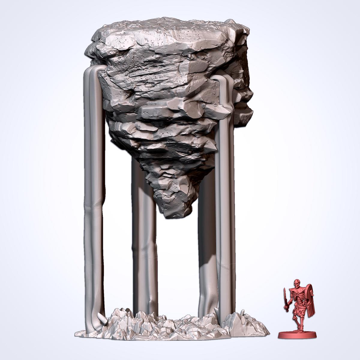 Décors - Rocher volant