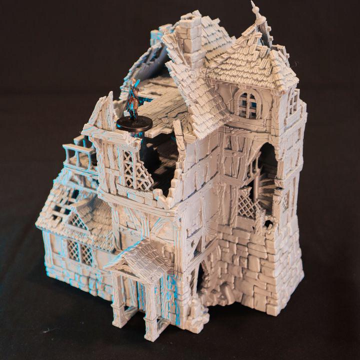 Décors - Maison de l'antiquaire en ruine