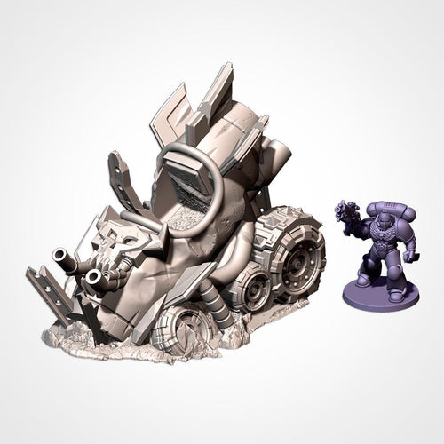 Décors - Carcasses de buggies Orcs