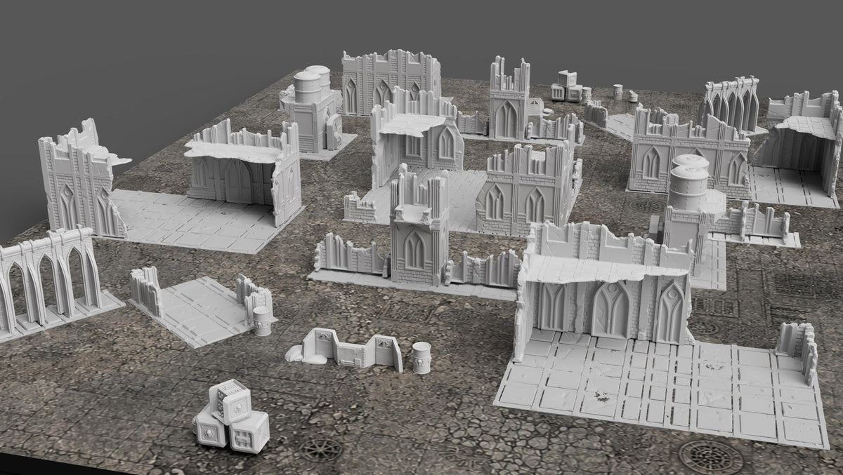 Décors - Ruined city 2.0 (compatible v11)