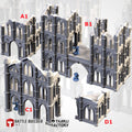 Décors - Cathédrale en ruine - Ouverte