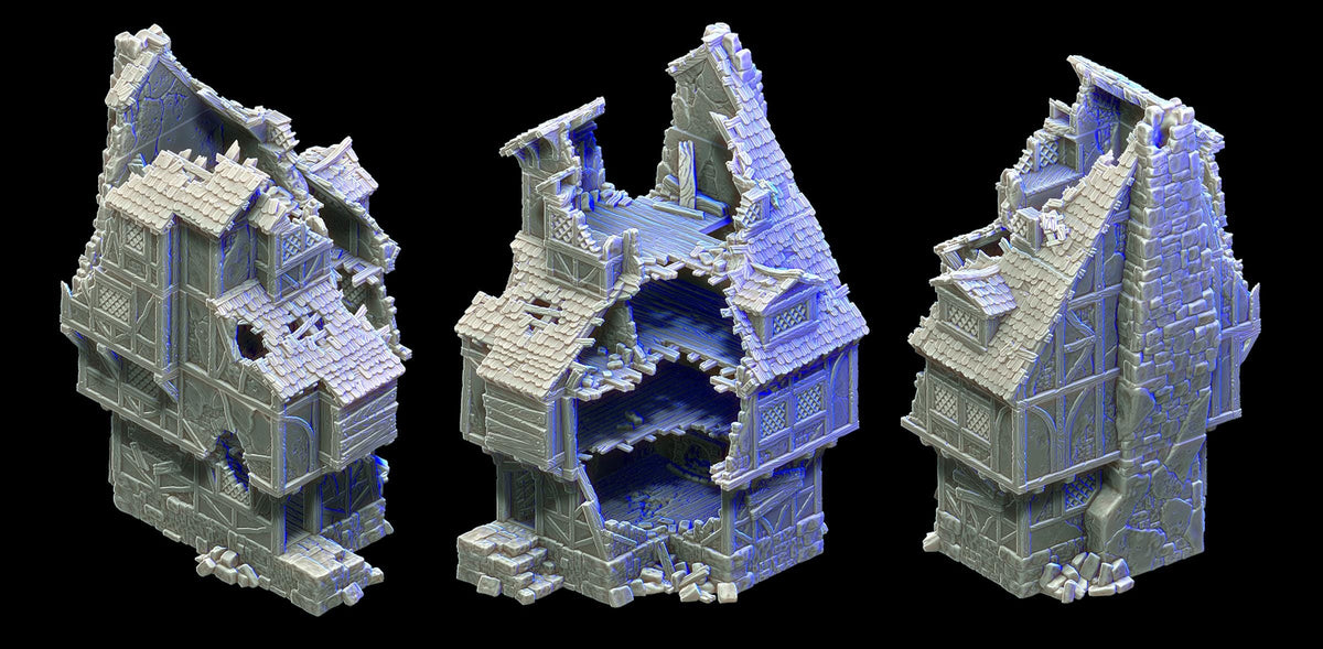 Décors - Maison en ruine