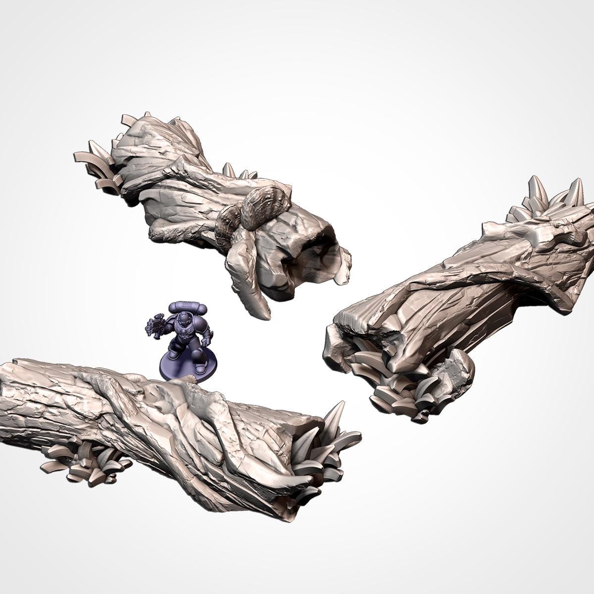Décors - Set Arbres géants