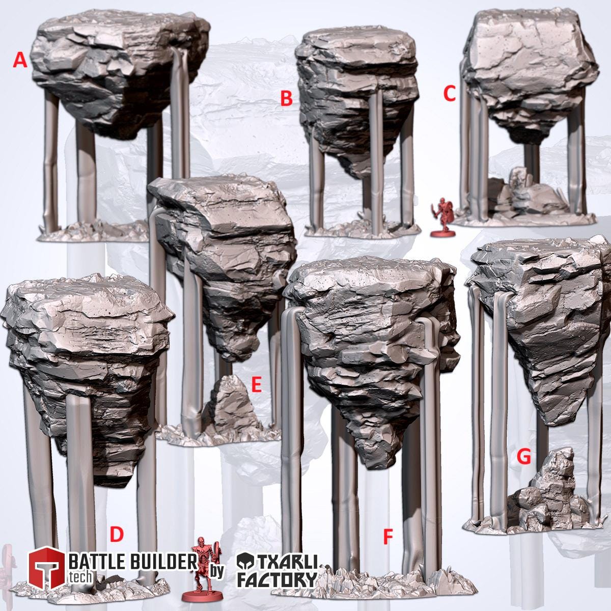 Décors - Rocher volant