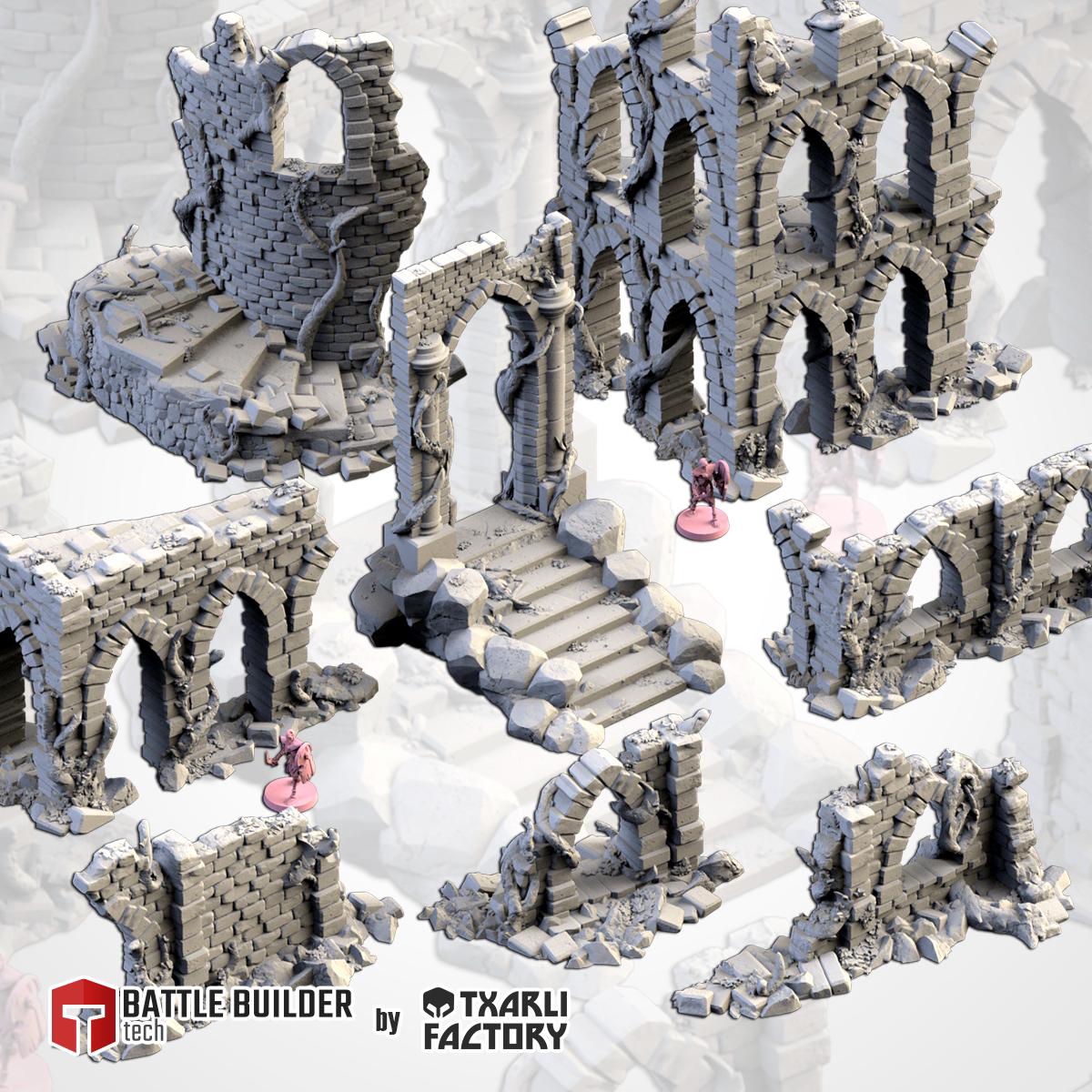 Décors - Cíté en ruine