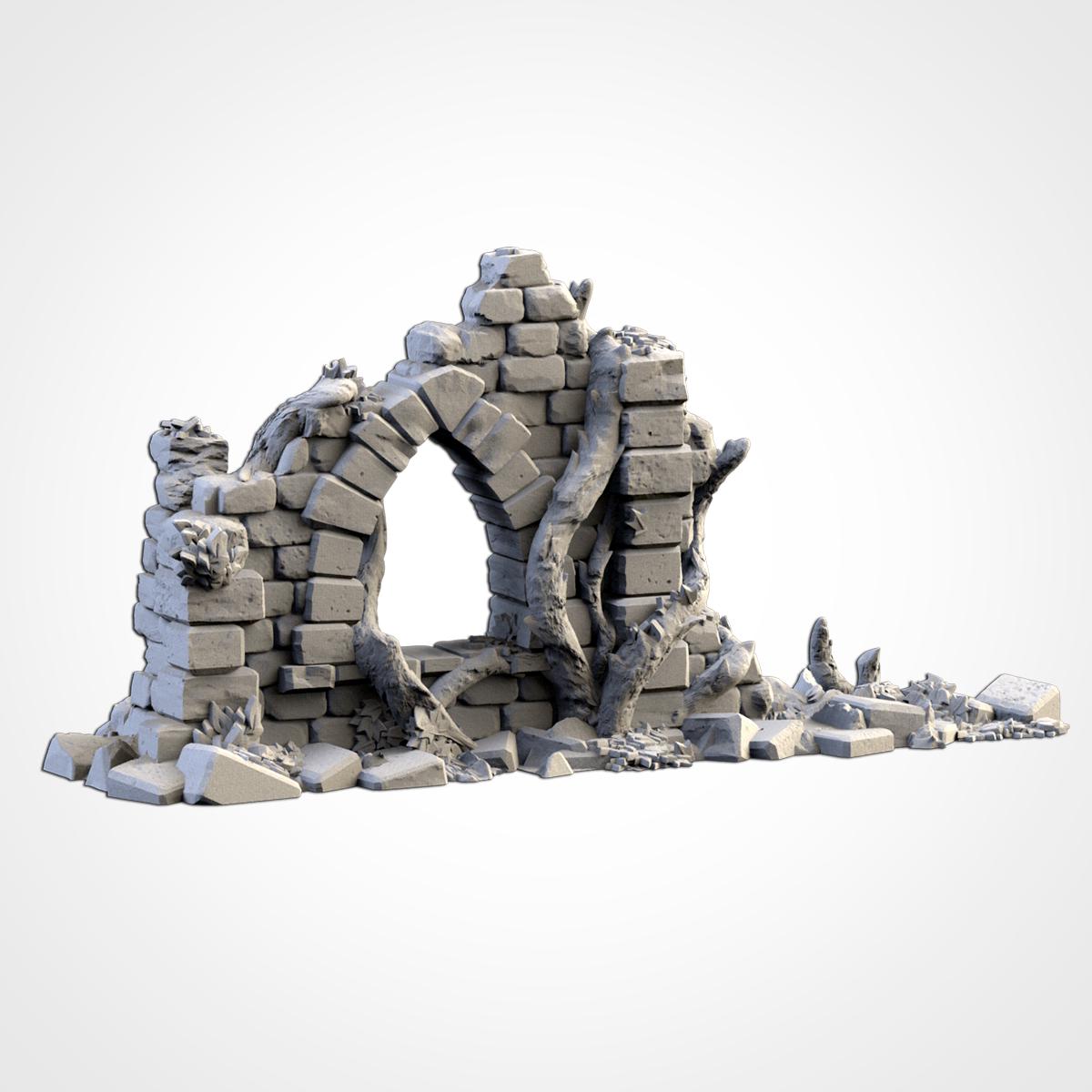 Décors - Cíté en ruine