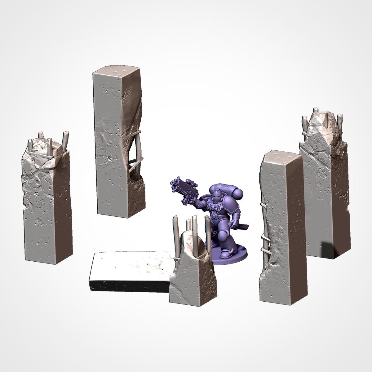 Décors - Obstacles de guerre