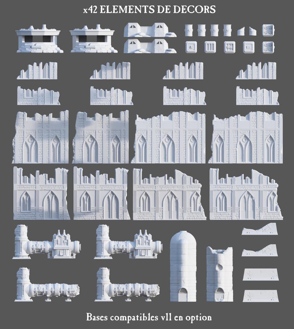Décors - Set cité (compatible v11)