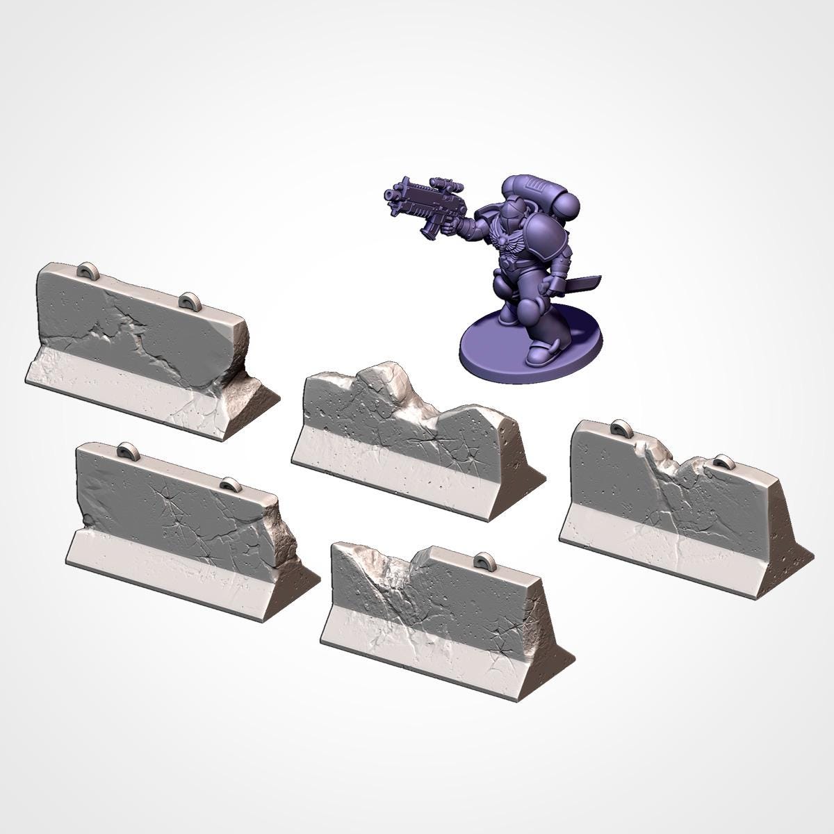 Décors - Obstacles de guerre