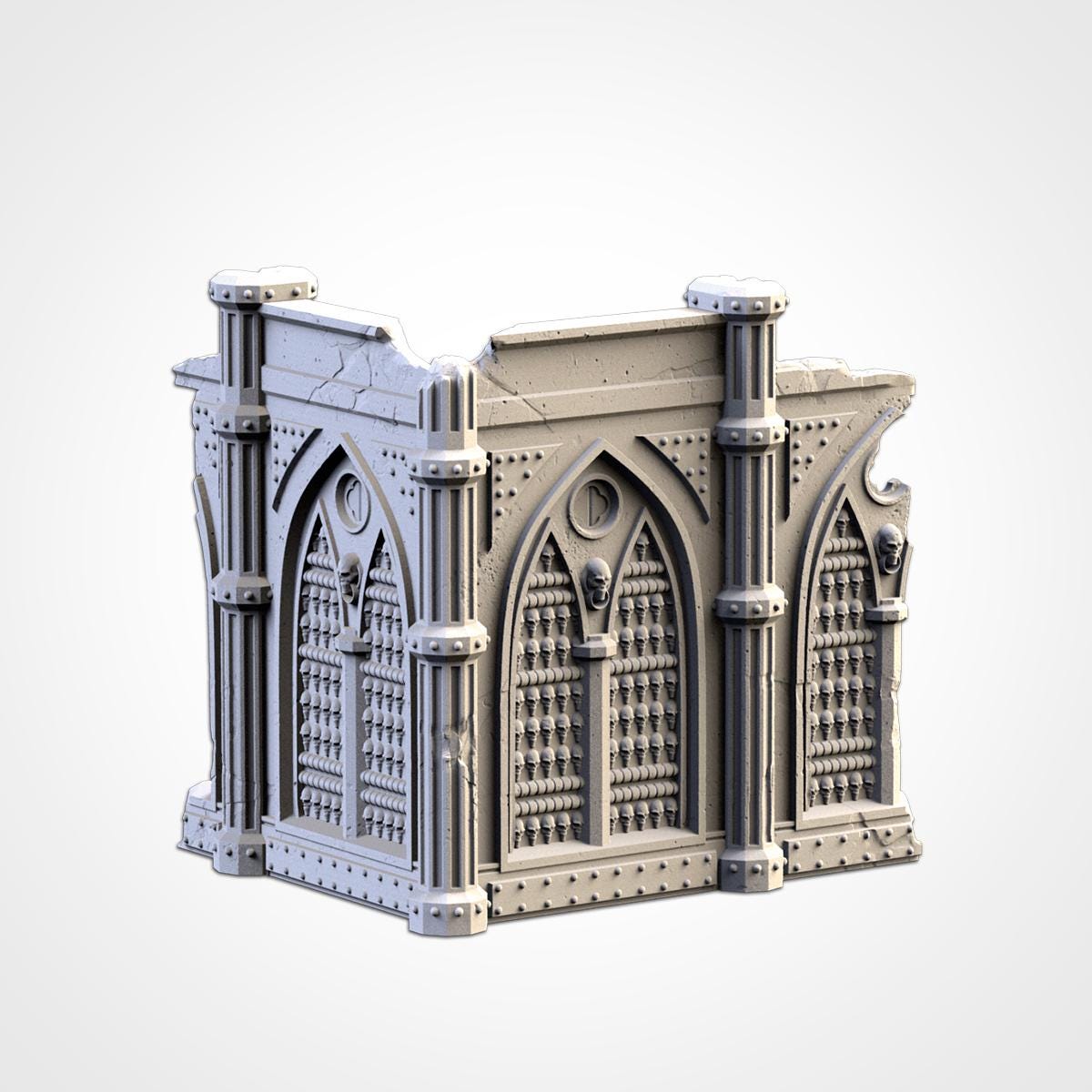 Décors - Cathédrale en ruine - Fermée