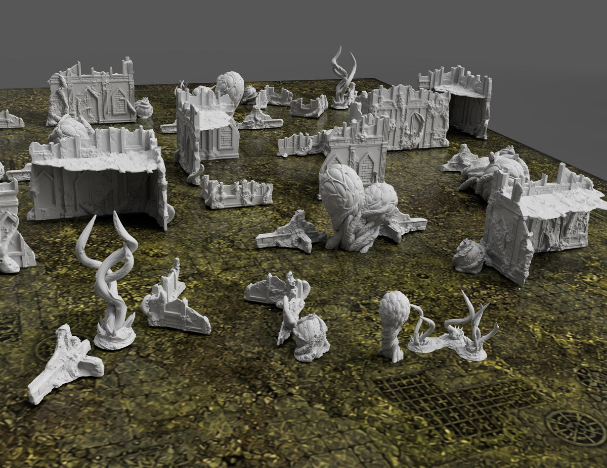 Décors - Set Plague city (compatible v11)