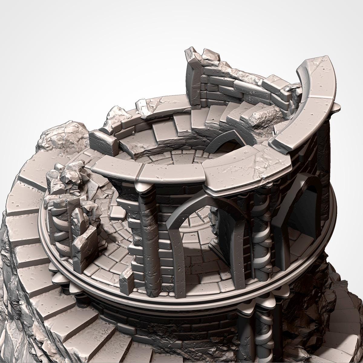 Ruines sur la montagne