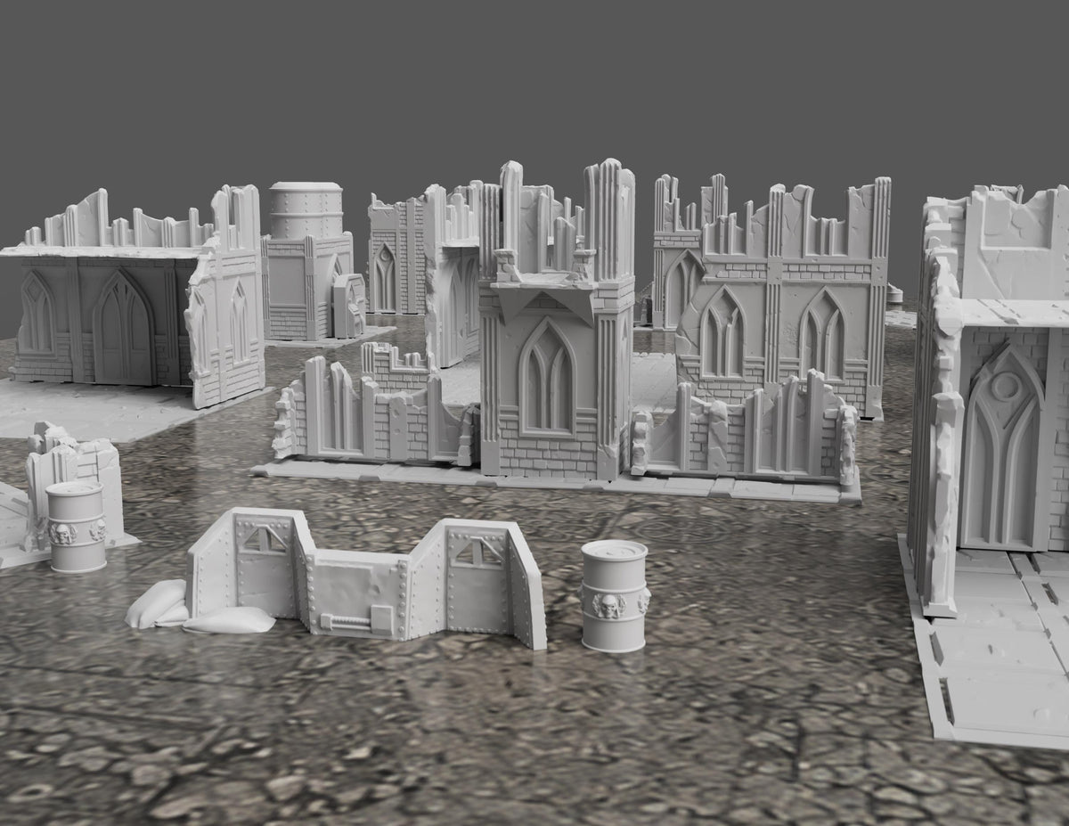 Décors - Ruined city 2.0 (compatible v11)