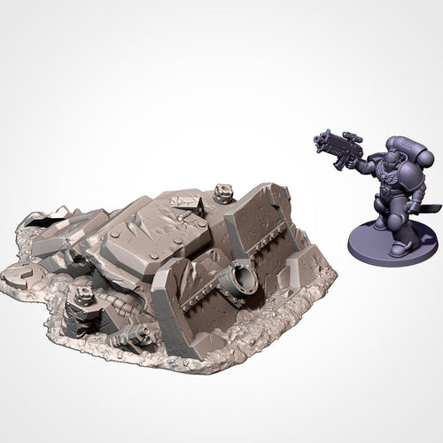 Décors - Carcasse de Tank