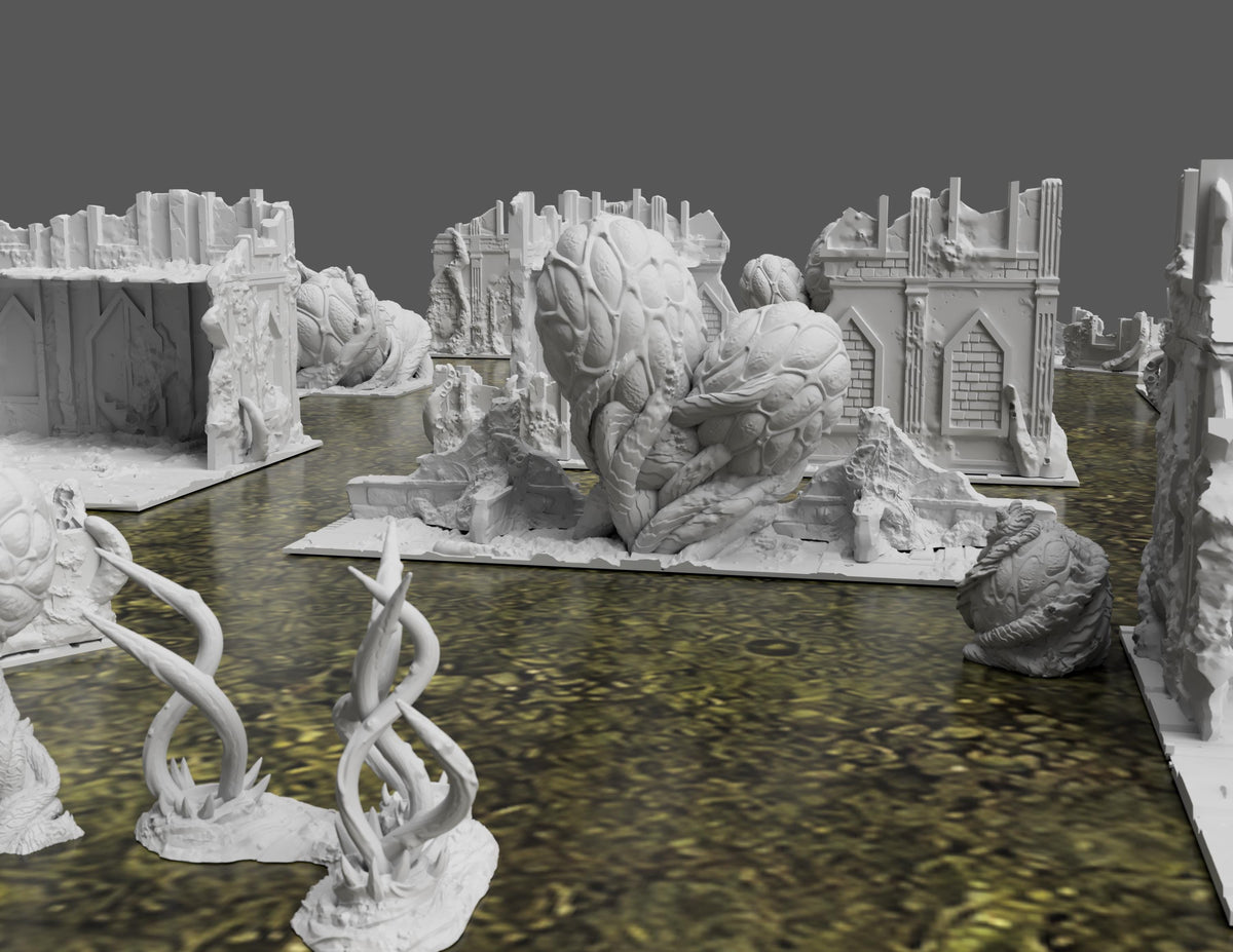 Décors - Set Plague city (compatible v11)